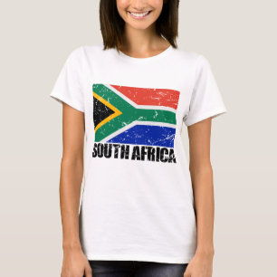 South Africa Vintage Flag T-Shirt