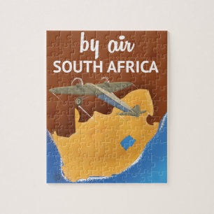 South Africa Vintage Travel poster Jigsaw Puzzle