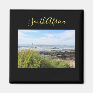 South Africa Water Ocean Yacht Landscape Magnet
