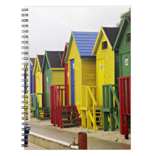 South Africa, Western Cape, St James. Colourful Notebook