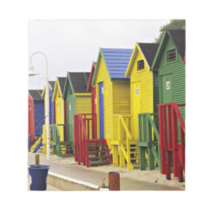 South Africa, Western Cape, St James. Colourful Notepad