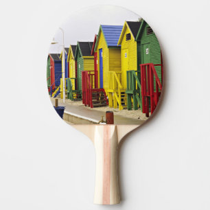 South Africa, Western Cape, St James. Colourful Ping Pong Paddle