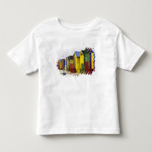 South Africa, Western Cape, St James. Colourful Toddler T-Shirt