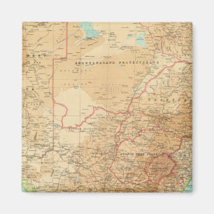 South Africa with shipping routes Magnet