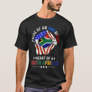 South African American America Pride Foreign Afric T-Shirt