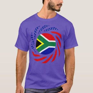 South African American Multinational Patriot Flag T-Shirt