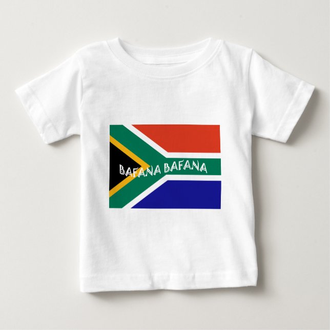 SOUTH AFRICAN BAFANA FLAG BABY T-Shirt (Front)