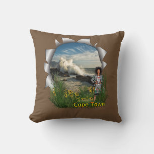 South African fashion girl from Cape Town Cushion