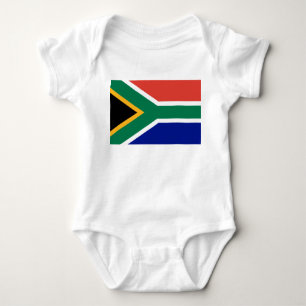 South African Flag Baby Bodysuit