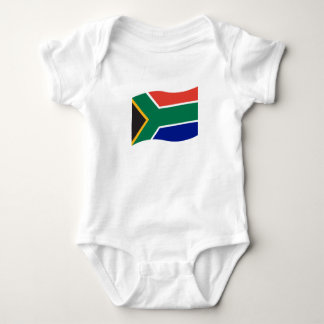 South African Flag Baby One Piece Baby Bodysuit