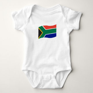 South African Flag Baby One Piece Bodysuit