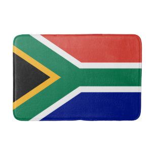 South African Flag Bath Mat