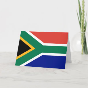South African Flag Card