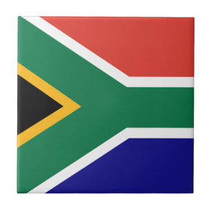 South African Flag Ceramic Tile