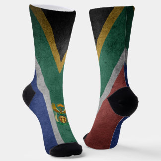 South African flag-coat of arms Socks