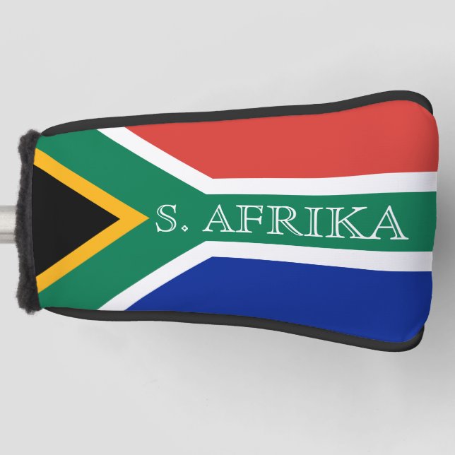 South African flag custom golf head cover sock (Front)