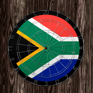 South African Flag Dartboard & Africa / game board