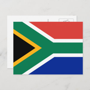 South African Flag, Flag of South Africa Postcard
