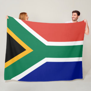 South African Flag Fleece Blanket