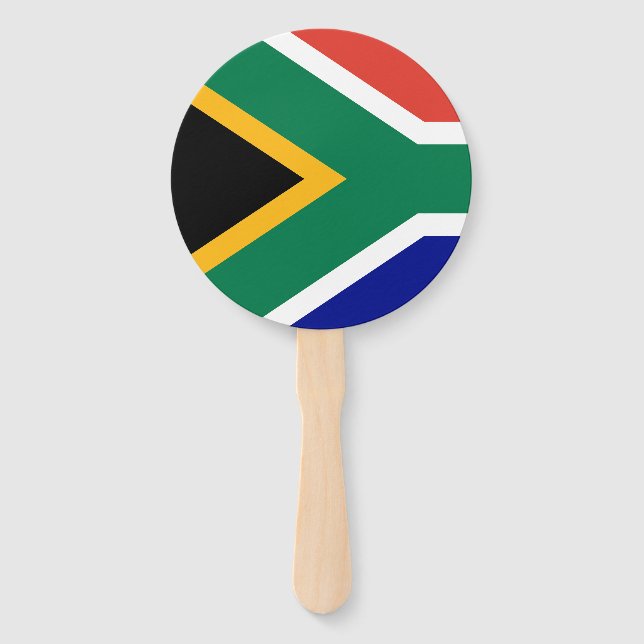 South African Flag Hand Fan (Front)