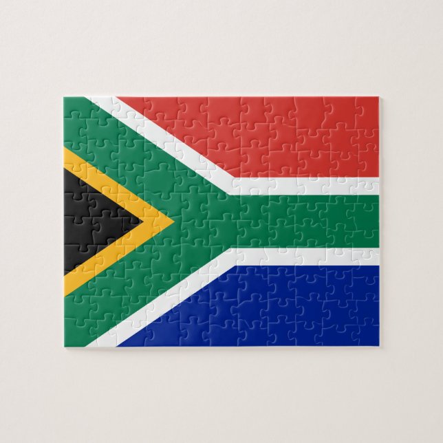 South African Flag Jigsaw Puzzle (Horizontal)