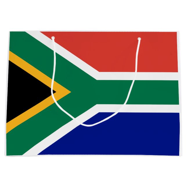 South African Flag Large Gift Bag (Front)