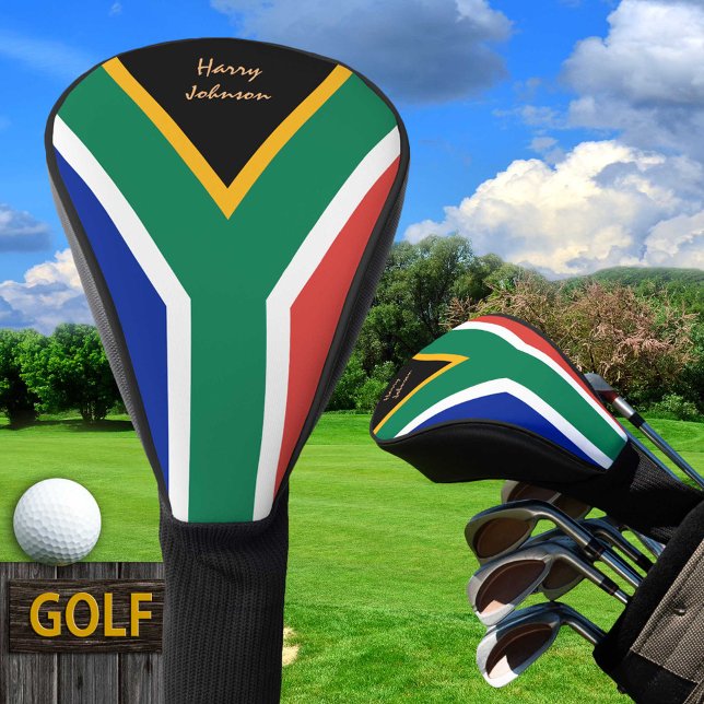 South African Flag & Monogrammed Golf Clubs Covers (Creator Uploaded)