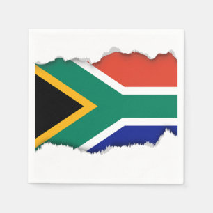 South African Flag Napkin