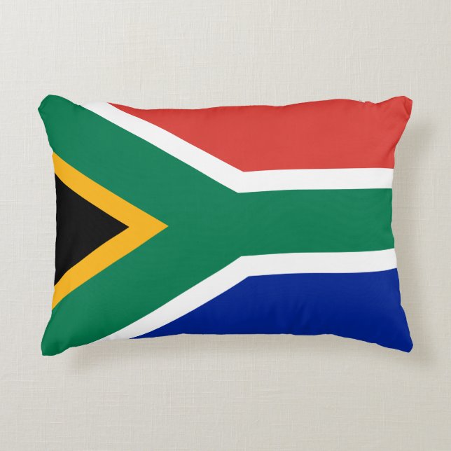 South African Flag of South Africa Pillow (Front)