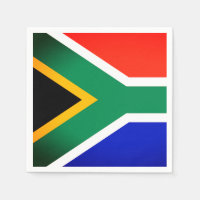 South African Flag Paper Napkins