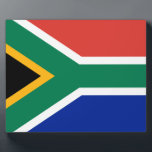 South African Flag Plaque<br><div class="desc">South African Flag. Great flag of South Africa</div>