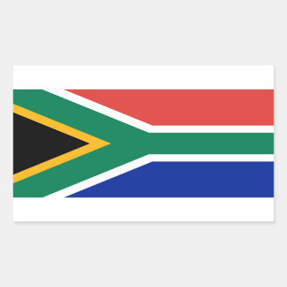 South African Flag Rectangular Sticker