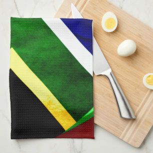 South African Flag Tea Towel