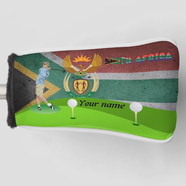 South African golfer Golf Head Cover (Front)