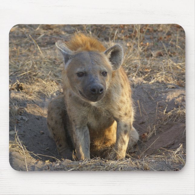 South African Hyena Mouse Pad (Front)