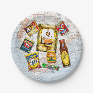 South African Iconic Food Brands Paper Plate