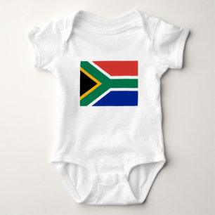 South African National Flag Baby Bodysuit