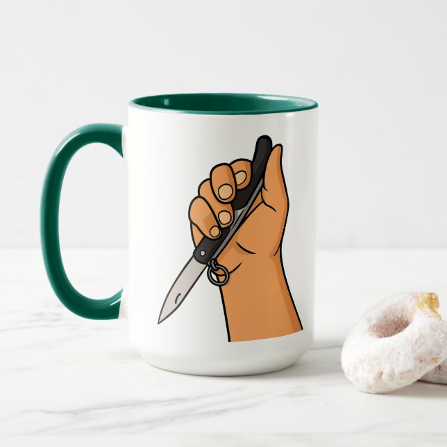 South African Okapi Kudu Piper-ing Hot Mug (With Donut)