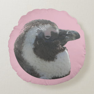 South African Penguin Cust. Round Pillow