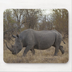 South African Rhinoceros Mouse Pad