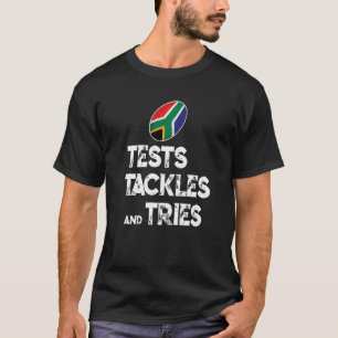 South African rugby tests tackles tries braai beer T-Shirt