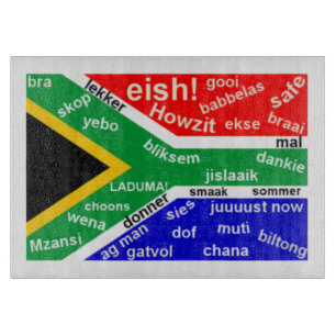 South African Slang Chopping Board