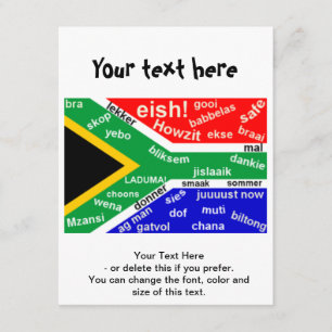 South African Slang Invitation - Customisable