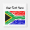 South African Slang Magnet Template