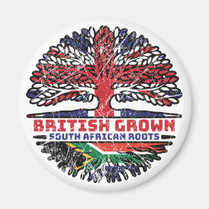 South African South Africa Uk United Kingdom Magnet