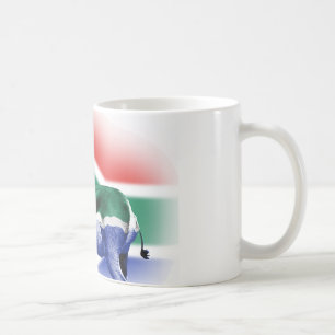 South African Springbock Flag Coffee Mug