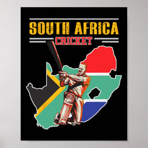 South African Tsman Shirt - South-africa Cricket C Poster