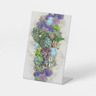 South Africa's Succulents Pedestal Sign