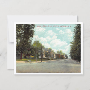 South Amboy NJ, Main Street 1910s Postcard