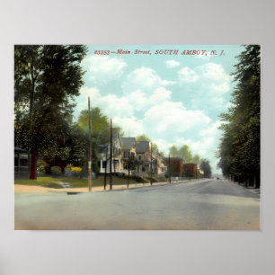 South Amboy NJ, Main Street 1910s Poster